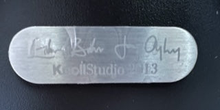 A pair of Edward Barber and Jay Osgerby for Knoll Piton swivel stools in black  steel